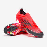 adidas F50+ FG - Turbo/Aurora Black/Platin Met