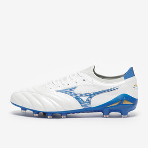 Mizuno Morelia Neo IV - FG White/Laser Blue/Laser Blue