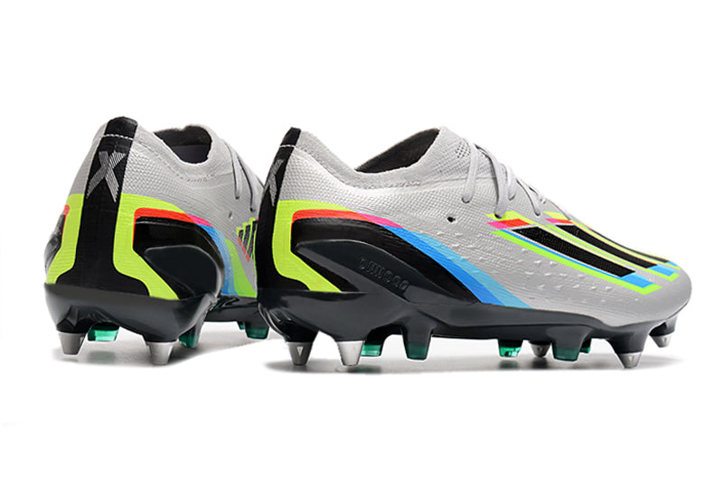 PREDATOR EDGE.1 SOFT GROUND BOOTS METALLIC SILVER