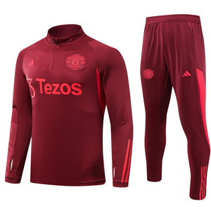 Manchester United Maroon Training Tracksuit