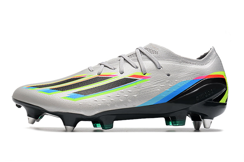 PREDATOR EDGE.1 SOFT GROUND BOOTS METALLIC SILVER