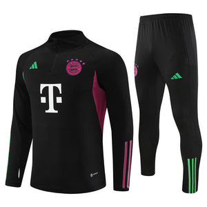 Bayern Munich Black Training Tracksuit