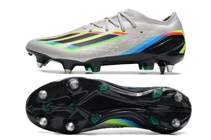 PREDATOR EDGE.1 SOFT GROUND BOOTS METALLIC SILVER