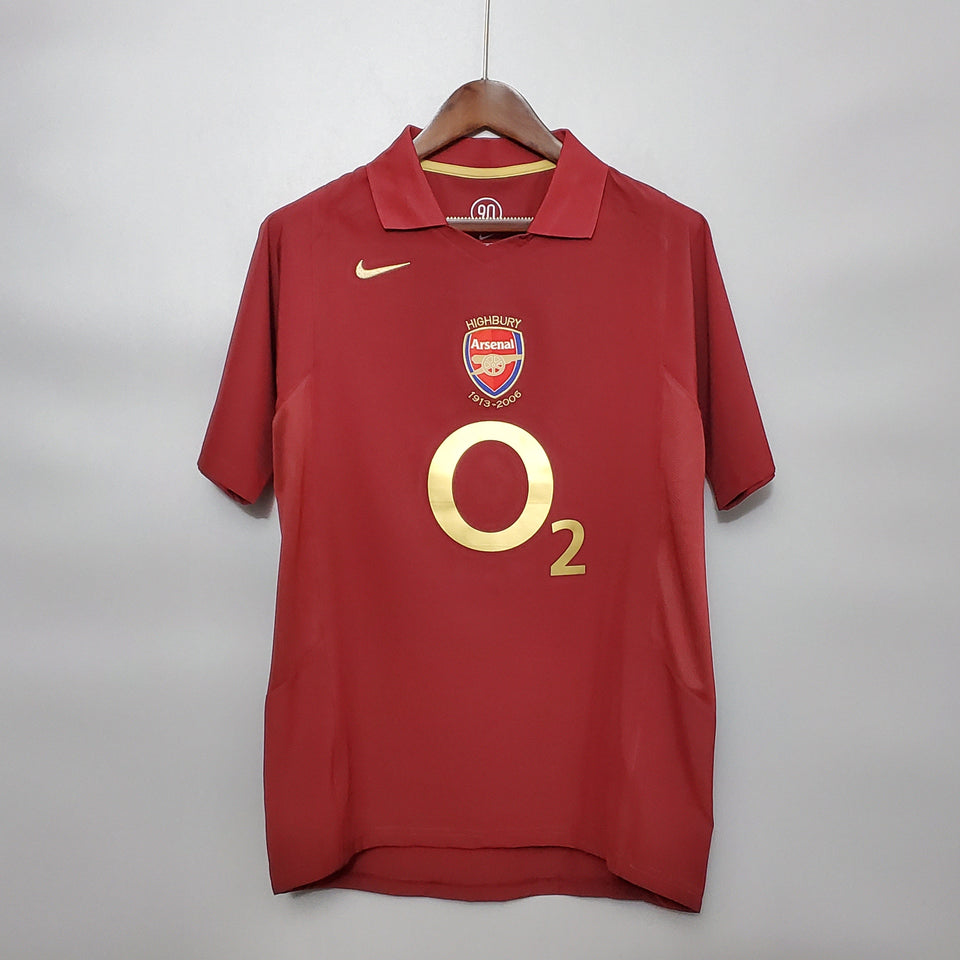 2005-2006 arsenal Home retro kit