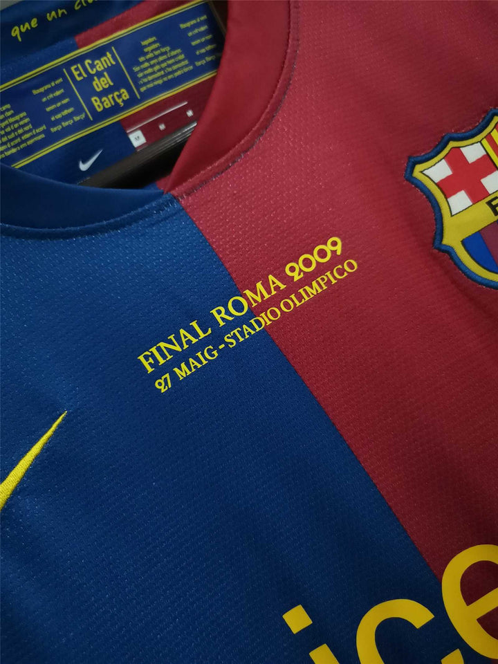 2008/2009 Barcelona Home Final Roma kit