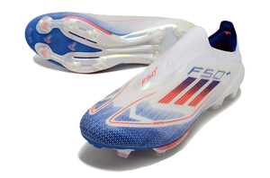 F50 ELITE LACELESS FG - LUCID BLUE/SOLAR RED