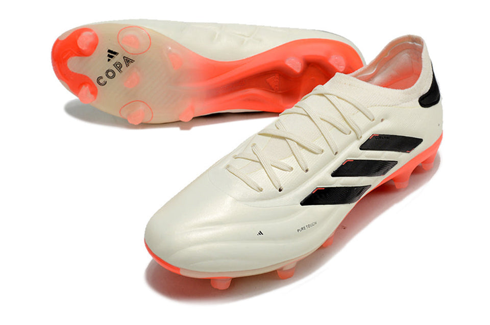 COPA PURE II ELITE FG - IVORY/SOLAR RED