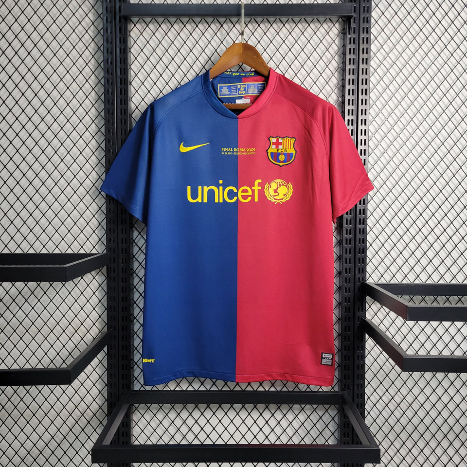 2008/2009 Barcelona Home Final Roma kit