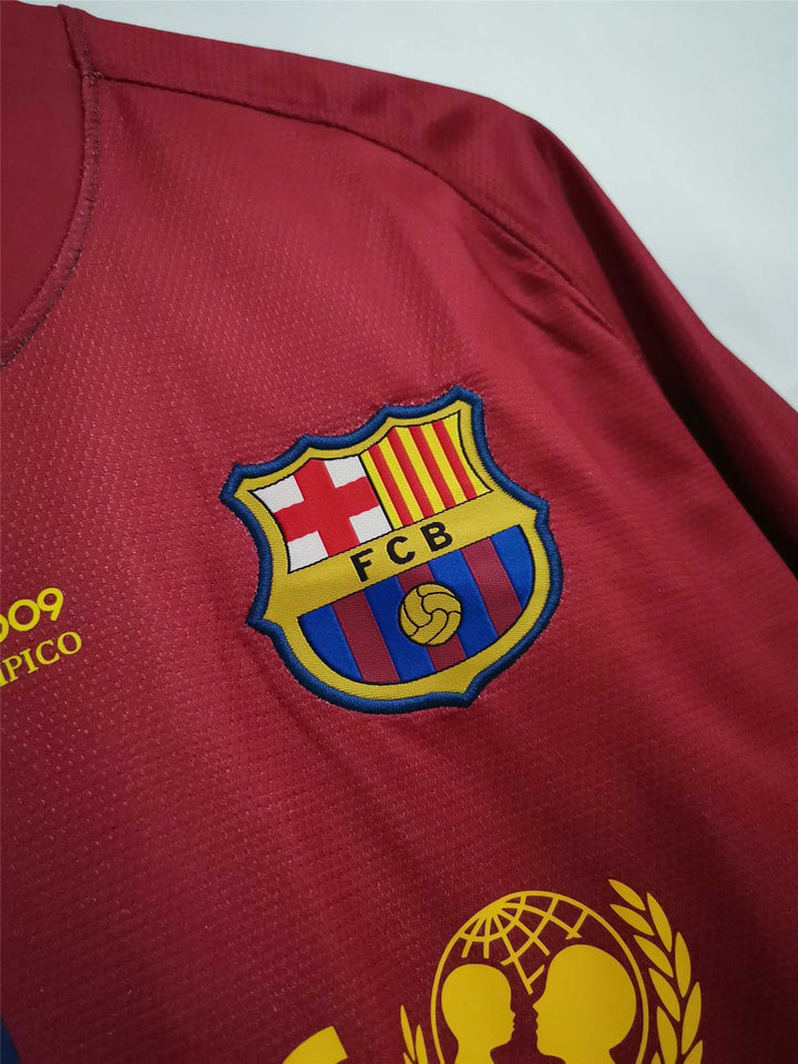 2008/2009 Barcelona Home Final Roma kit