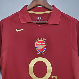 2005-2006 arsenal Home retro kit