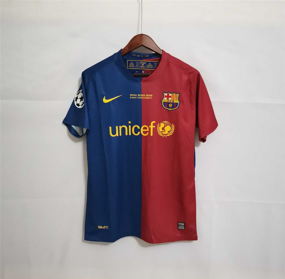 2008/2009 Barcelona Home Final Roma kit